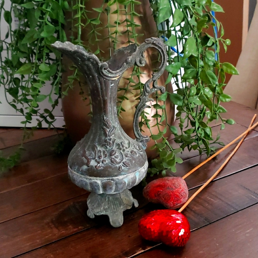 Vintage patinated ewer